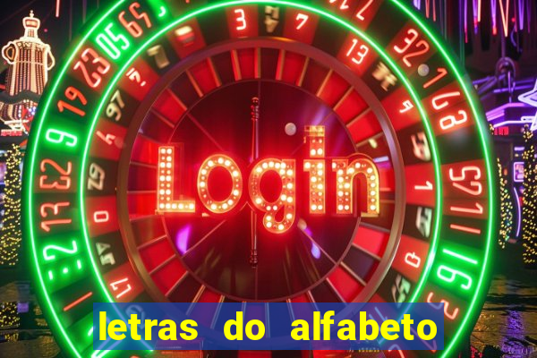 letras do alfabeto personalizadas para imprimir